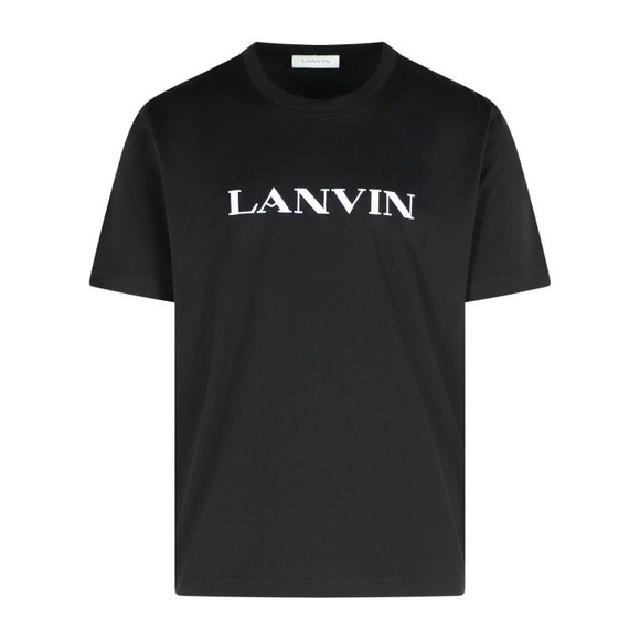 Lanvin Black Cotton T-Shirt - NWT - Picture 1 of 3